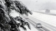 A winter storm was making its way across the Southeast on Thursday, dumping  inches of snow in Mississippi and playing a role in a traffic fatality there, with the system expected to spread across northern Georgia and into the Carolinas and Virginia, according to the National Weather Service.